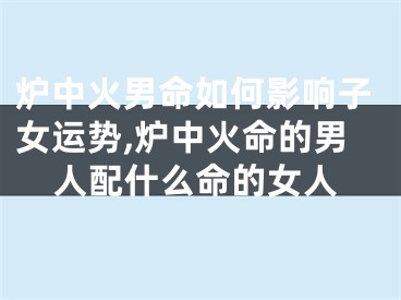 炉中火男命如何影响子女运势,炉中火命的男人配什么命的女人