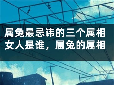 属兔最忌讳的三个属相女人是谁，属兔的属相