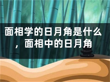 面相学的日月角是什么，面相中的日月角