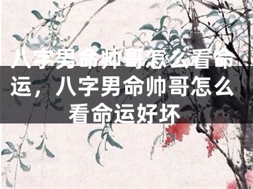 八字男命帅哥怎么看命运，八字男命帅哥怎么看命运好坏