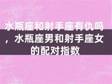 水瓶座和射手座有仇吗，水瓶座男和射手座女的配对指数