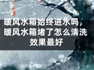 暖风水箱始终进水吗，暖风水箱堵了怎么清洗效果最好