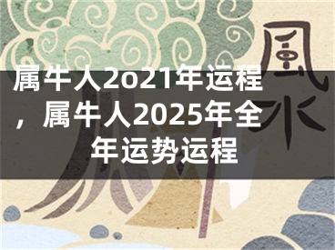 属牛人2o21年运程，属牛人2025年全年运势运程