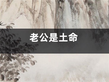 老公是土命