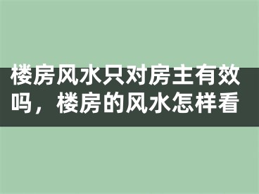 楼房风水只对房主有效吗，楼房的风水怎样看