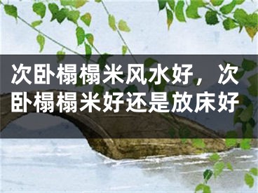 次卧榻榻米风水好，次卧榻榻米好还是放床好
