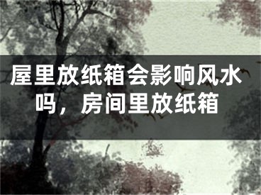 屋里放纸箱会影响风水吗，房间里放纸箱