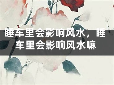 睡车里会影响风水，睡车里会影响风水嘛