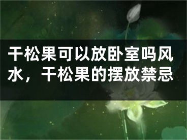干松果可以放卧室吗风水，干松果的摆放禁忌
