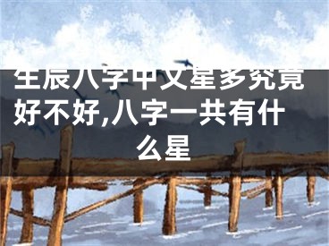 生辰八字中文星多究竟好不好,八字一共有什么星