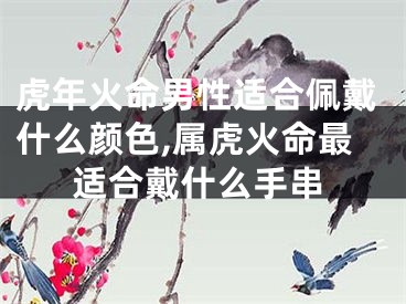 虎年火命男性适合佩戴什么颜色,属虎火命最适合戴什么手串
