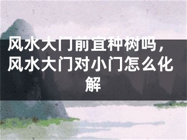 风水大门前宜种树吗，风水大门对小门怎么化解