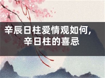 辛辰日柱爱情观如何,辛日柱的喜忌