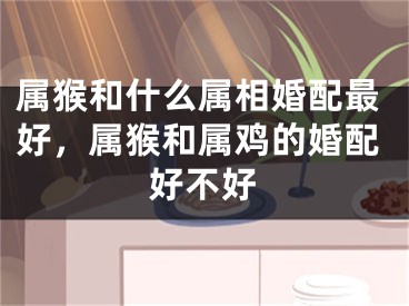 属猴和什么属相婚配最好，属猴和属鸡的婚配好不好