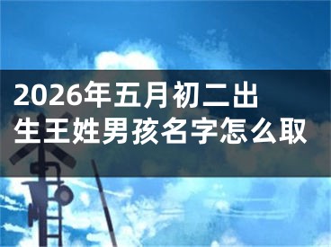 2026年五月初二出生王姓男孩名字怎么取