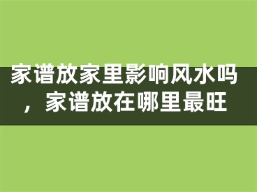 家谱放家里影响风水吗,家谱放在哪里最旺