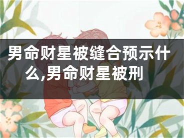 男命财星被缝合预示什么,男命财星被刑