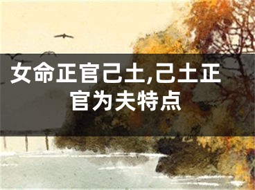 女命正官己土,己土正官为夫特点