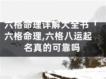 六格命理详解大全书「六格命理,六格八运起名真的可靠吗
