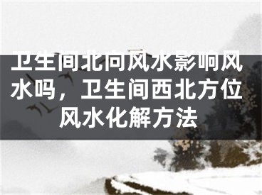 卫生间北向风水影响风水吗，卫生间西北方位风水化解方法