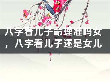八字看儿子命理准吗女，八字看儿子还是女儿