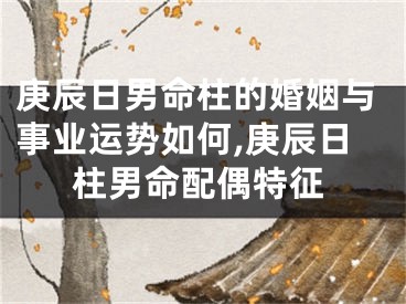 庚辰日男命柱的婚姻与事业运势如何,庚辰日柱男命配偶特征