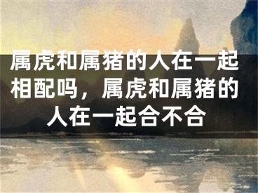 属虎和属猪的人在一起相配吗，属虎和属猪的人在一起合不合