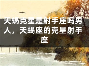 天蝎克星是射手座吗男人，天蝎座的克星射手座
