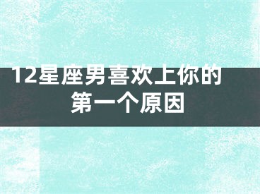 12星座男喜欢上你的第一个原因