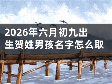 2026年六月初九出生贺姓男孩名字怎么取