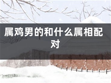 属鸡男的和什么属相配对