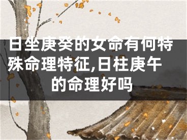 日坐庚癸的女命有何特殊命理特征,日柱庚午的命理好吗