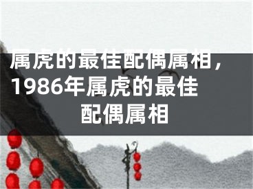 属虎的最佳配偶属相，1986年属虎的最佳配偶属相