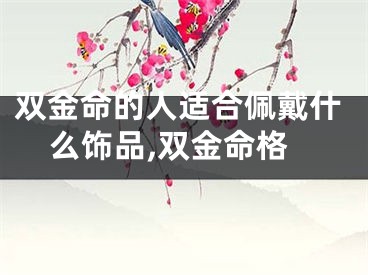 双金命的人适合佩戴什么饰品,双金命格