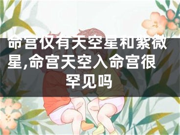 命宫仅有天空星和紫微星,命宫天空入命宫很罕见吗