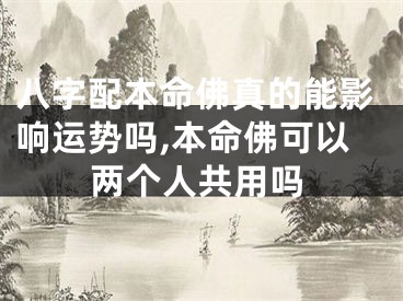 八字配本命佛真的能影响运势吗,本命佛可以两个人共用吗