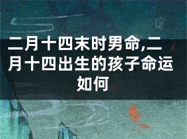 二月十四末时男命,二月十四出生的孩子命运如何