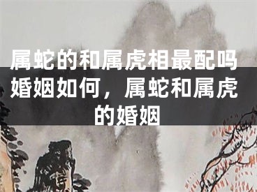 属蛇的和属虎相最配吗婚姻如何，属蛇和属虎的婚姻