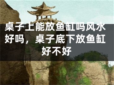 桌子上能放鱼缸吗风水好吗，桌子底下放鱼缸好不好