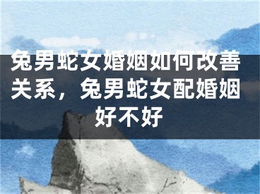 兔男蛇女婚姻如何改善关系，兔男蛇女配婚姻好不好