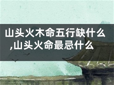 山头火木命五行缺什么,山头火命最忌什么