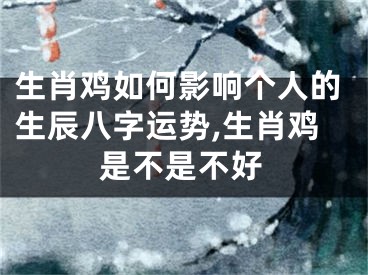 生肖鸡如何影响个人的生辰八字运势,生肖鸡是不是不好