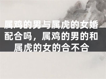 属鸡的男与属虎的女婚配合吗，属鸡的男的和属虎的女的合不合