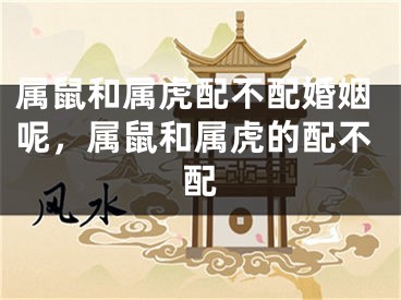 属鼠和属虎配不配婚姻呢，属鼠和属虎的配不配