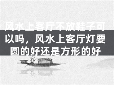 风水上客厅不放鞋子可以吗,风水上客厅灯要圆的好还是方形的好