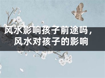 风水影响孩子前途吗,风水对孩子的影响