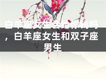 白羊座女生会给你钱吗，白羊座女生和双子座男生