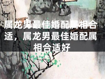 属龙男最佳婚配属相合适，属龙男最佳婚配属相合适好