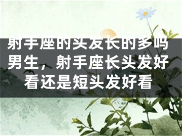 射手座的头发长的多吗男生，射手座长头发好看还是短头发好看
