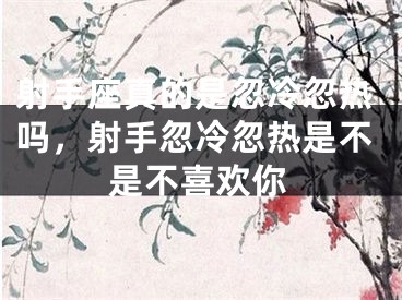射手座真的是忽冷忽热吗,射手忽冷忽热是不是不喜欢你